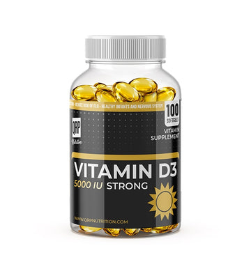 QRP Nutrition Strong Vitamin D3 5000iu 100 capsules | Megapump